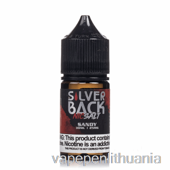 Smėlio – Sidabragalvių Sulčių Ko. Druskos - 30ml 25mg Vape Skysčio